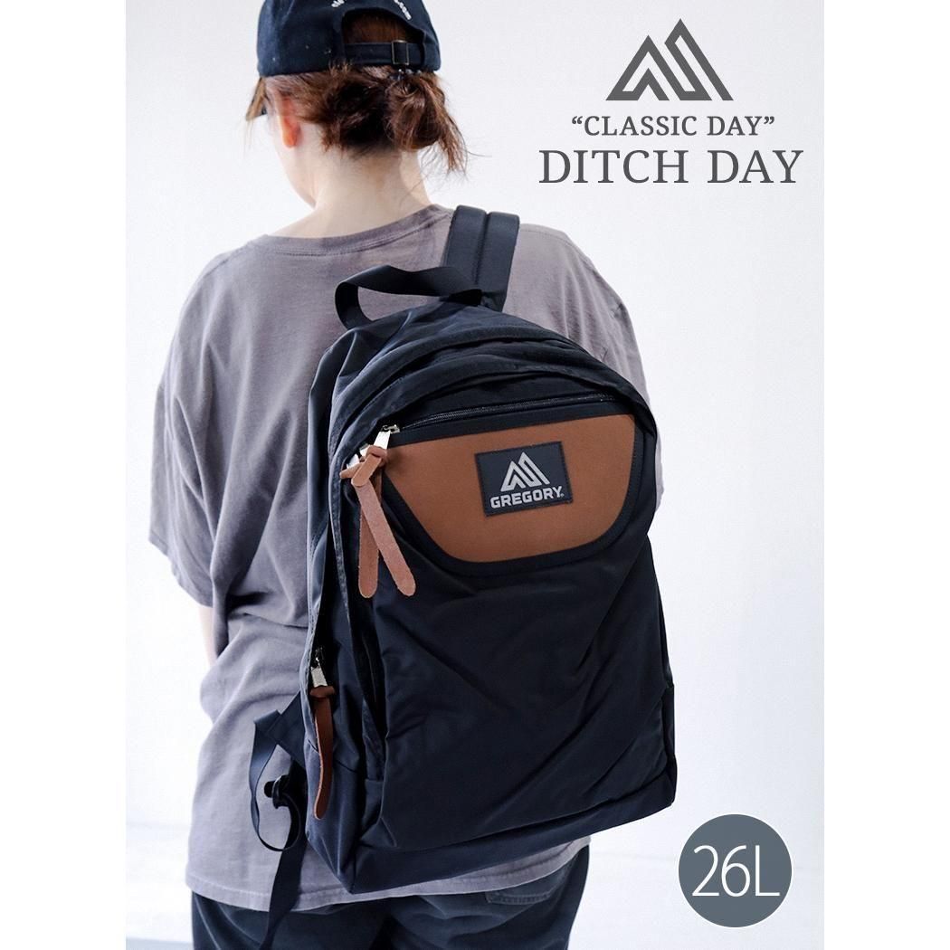 GREGORY DITCH DAY BLACK グレゴリー ディッチデイ デイパック バッグ ( 黒 リュック メンズ レディース 1556971041BLACK )