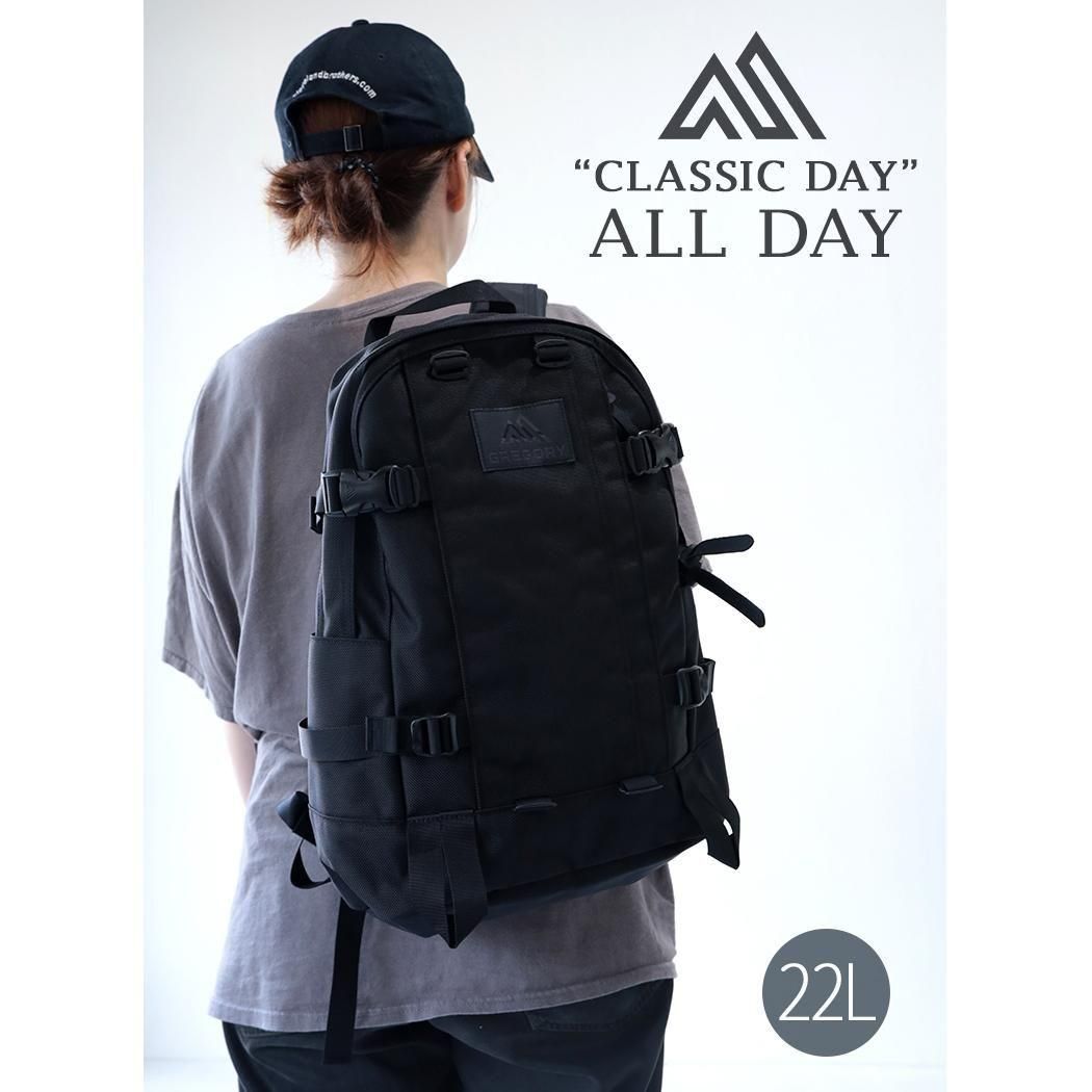 GREGORY ALL DAY V2.1 CORDURA BALLISTIC BLACK グレゴリー オールデイ デイパック 22L バッグ ( 黒 リュック 1313650440BLACK )