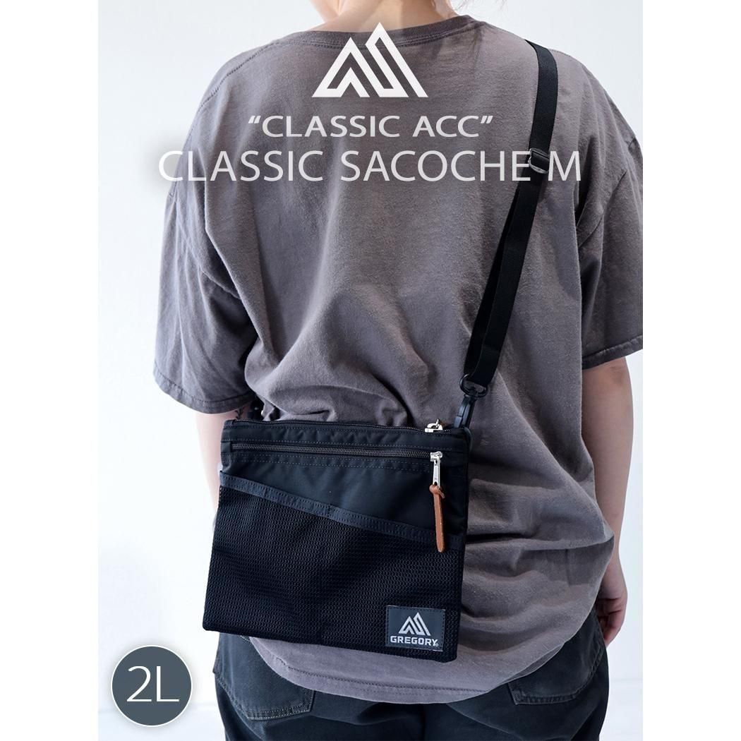 GREGORY CLASSIC SACOCHE M CORDURA BALLISTIC BLACK グレゴリー クラシック サコッシュ バッグ ( ショルダーバッグ 1094571041MBLAC )
