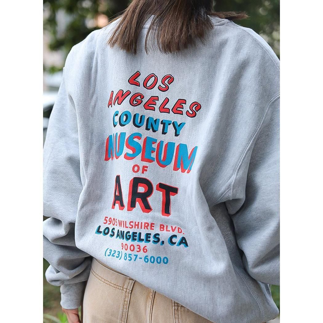 CHAMPION LACMA CREW SWEAT GRAY ԥ С å ( ̤ȯ ȥ졼ʡ ȥåץ 졼 )