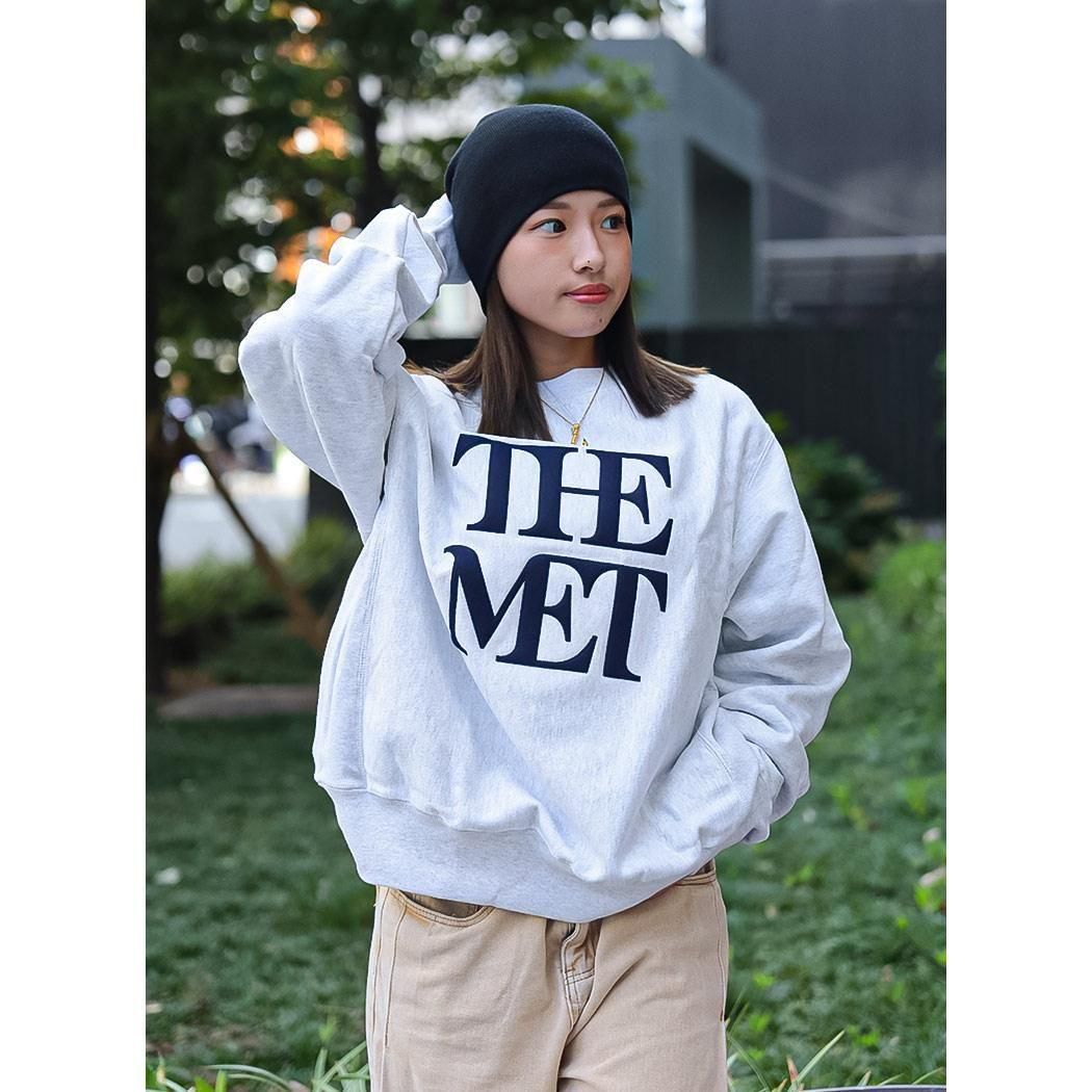 Champion チャンピオン　プレミアムリバースウィーブ MET刺繍スウェット THE MET x CHAMPION REVERSE WEAVE CREW SWEAT チャンピオン