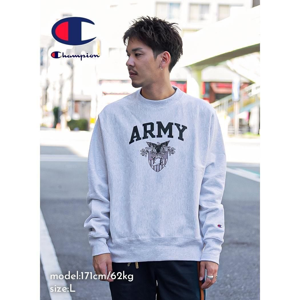 CHAMPION ARMY REVERSE WEAVE CREWNECK GRAY ԥ С å ( ̤ȯ ȥ졼ʡ 12oz  )