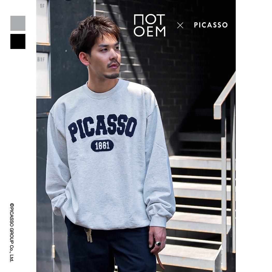 NOT OEM PICASSO Chenill Logo/SW BLACK/ASH Υå  ԥ ˡ å (  졼  ǥ NOT-32 33 )
