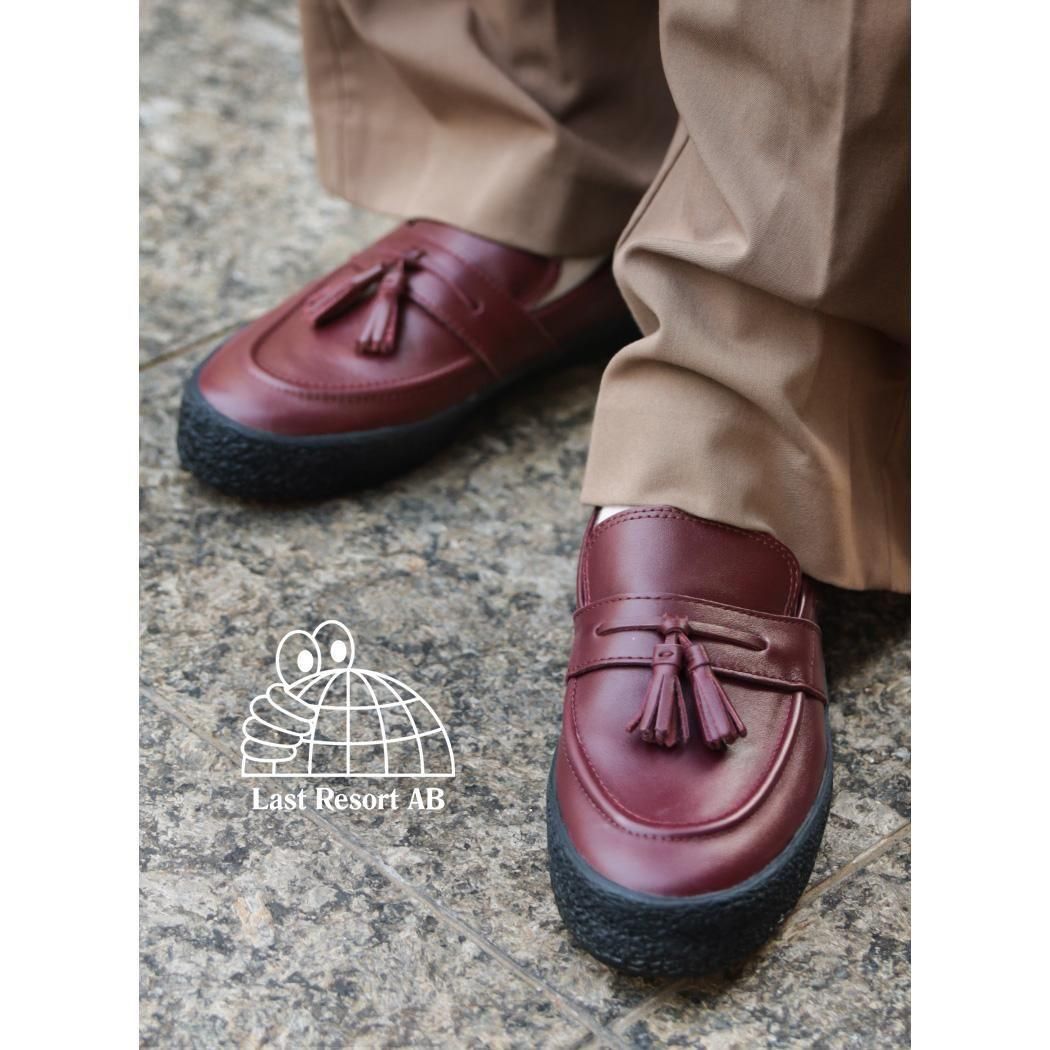 LAST RESORT AB VM005-LEATHER OXBLOOD/BLACK ラストリゾート