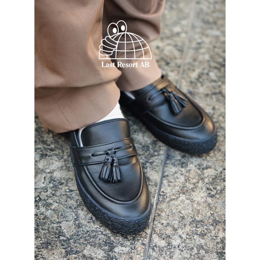 LAST RESORT AB VM005-LEATHER BLACK ラストリゾート レザー スニーカー ( ブラック 黒 レザー ローファー メンズ VM005 )