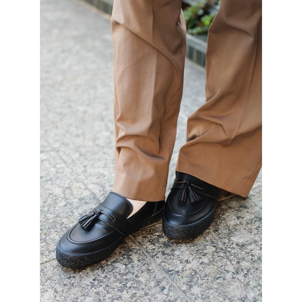 LAST RESORT AB VM005-LEATHER BLACK ラストリゾート レザー スニーカー ( ブラック 黒 レザー ローファー メンズ VM005 )