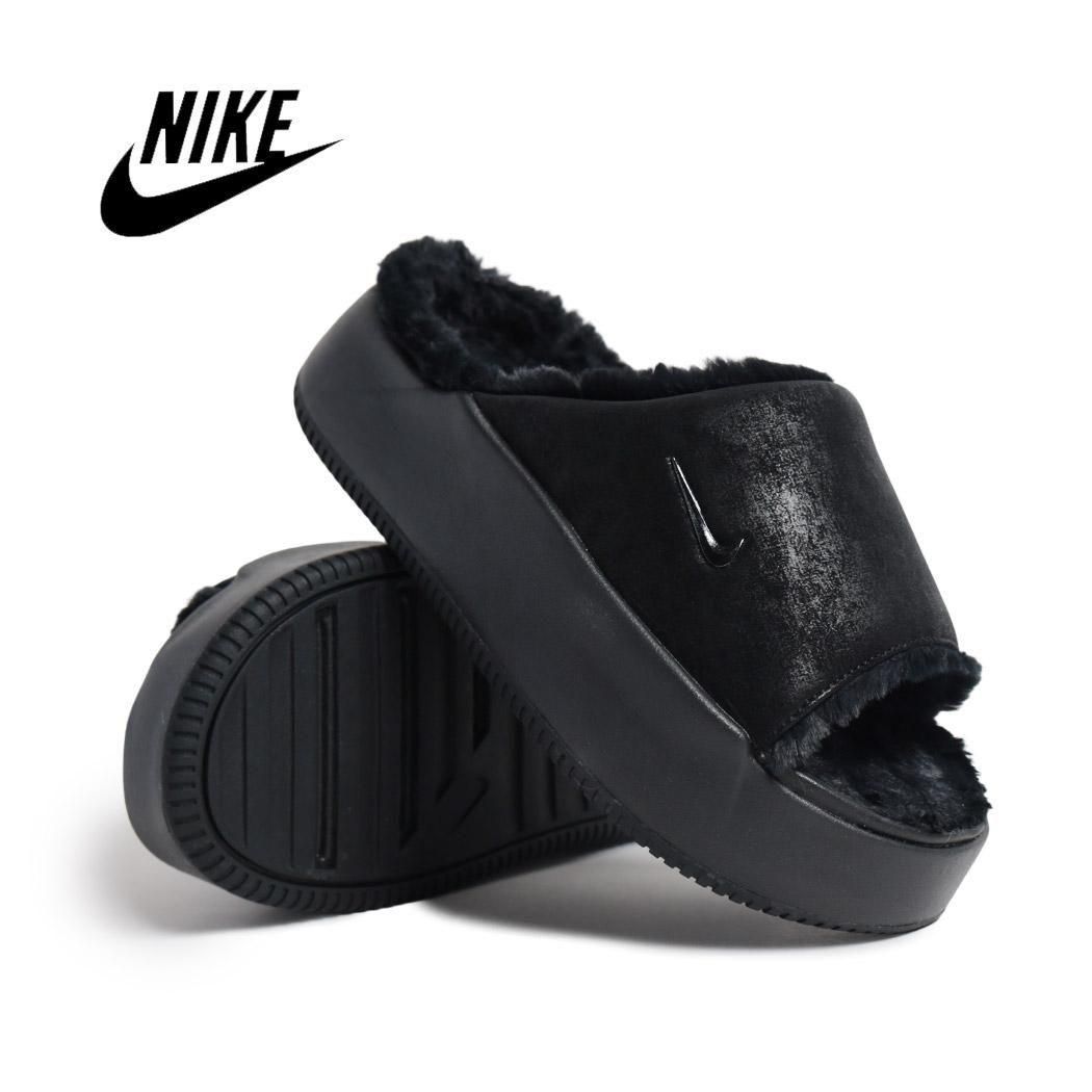 NIKE W CALM ELEVATION FUR BLACK ʥ  ١ ե  ( ֥å  ǥ  HV8560-001 )