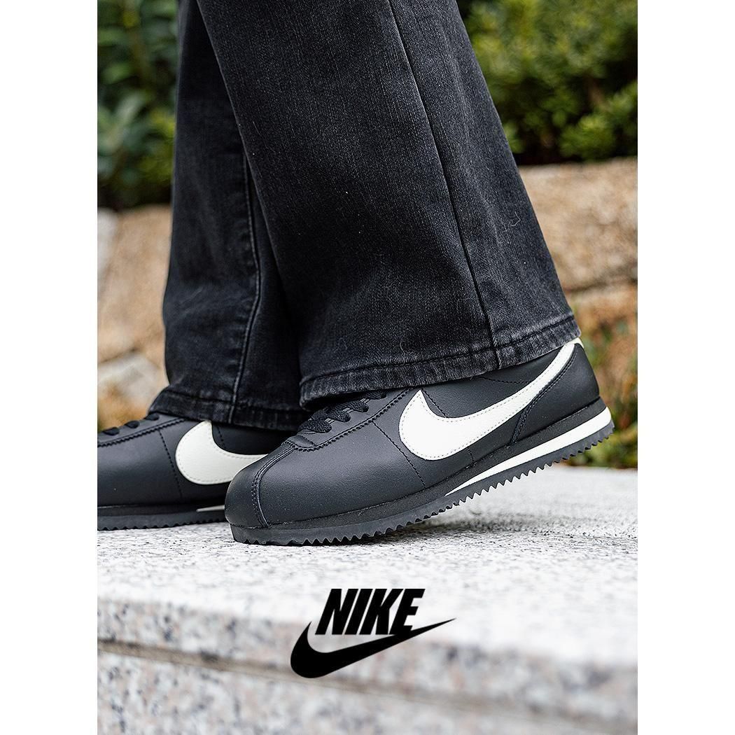 NIKE WMNS CORTEZ LEATHER BLACK/PALE IVORY ʥ  ƥå 쥶 ˡ ( ֥å  ǥ DN1791-006 )