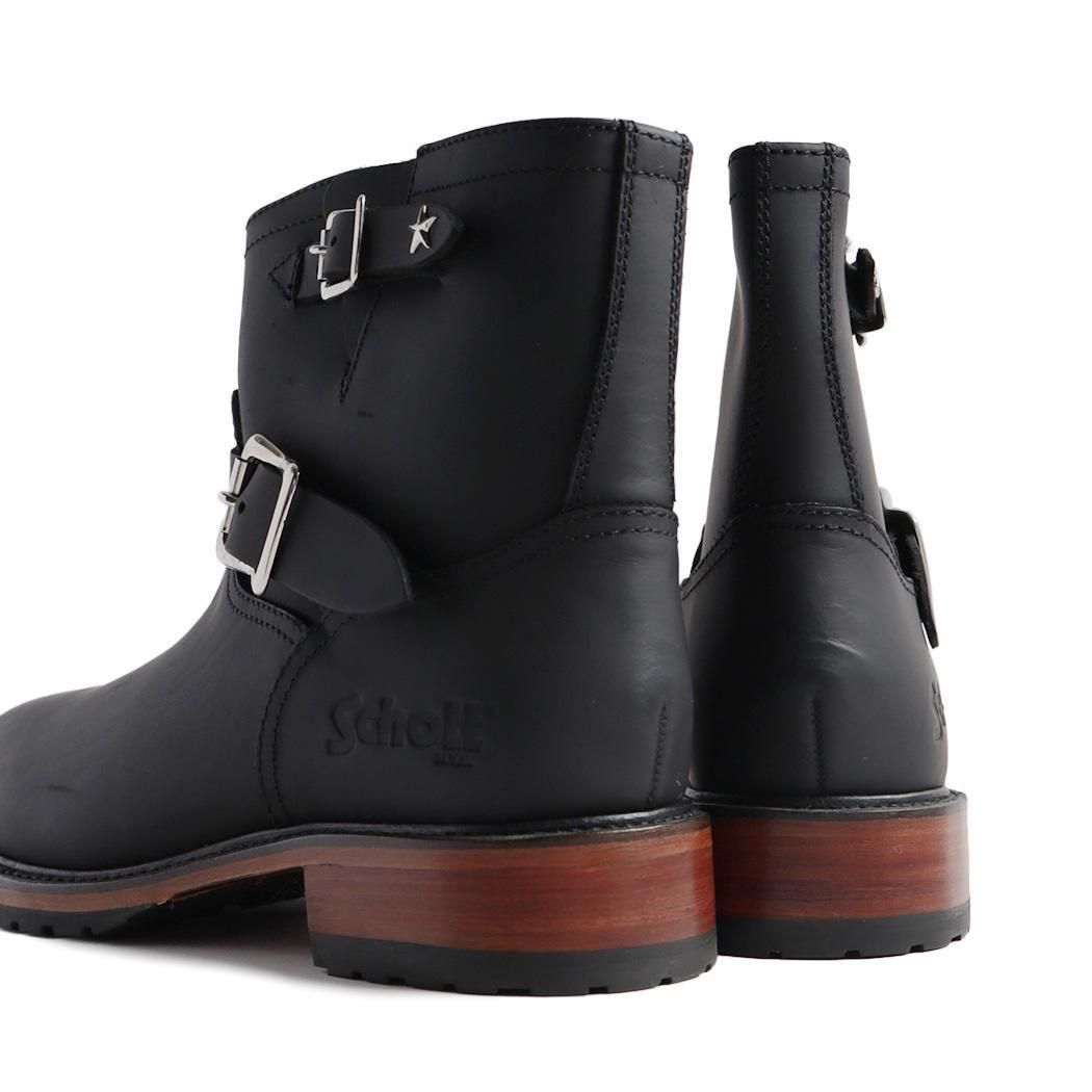 Schott Charger Boots BLACK å 㡼㡼 ֡ ֡ ( ֥å  쥶塼  ֡ S25503BLK )