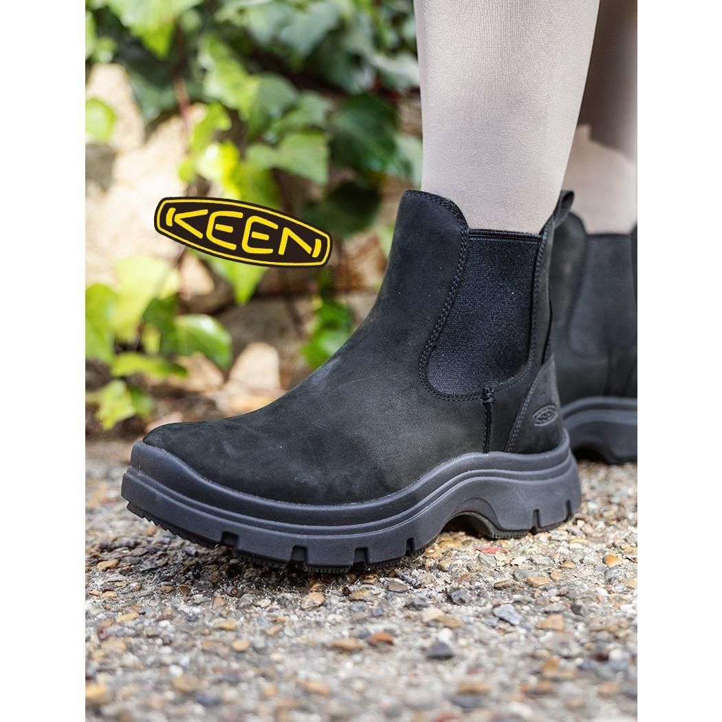 KEEN KOSA CHELSEA BLACK ������ ������ �����륷�� �֡��� ( �֥�å� �� �����ɥ����֡��� �쥶���֡��� 1031148 )