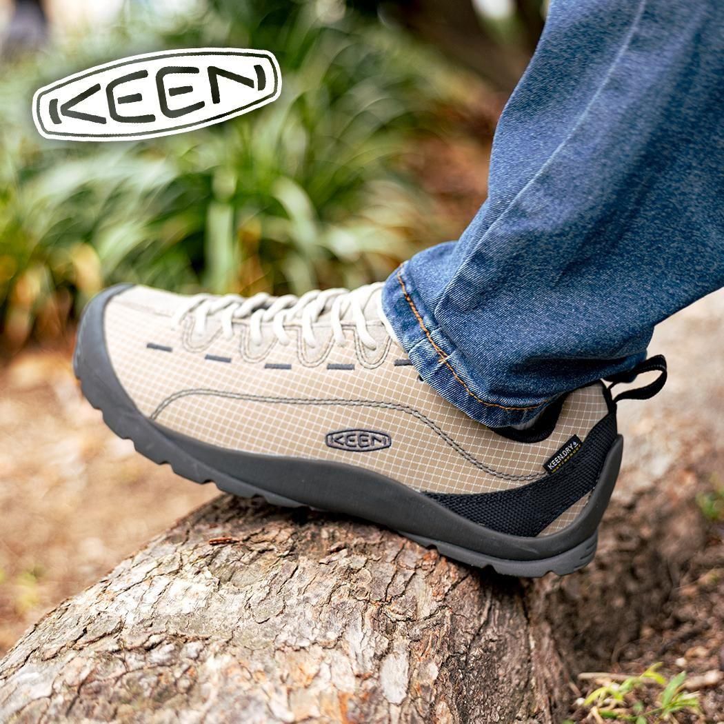 KEEN JASPER NYLON WP ABBEY STONE/BLACK ������ ���㥹�ѡ��ʥ����� ���ˡ����� ( �١����� ��� �����������ץ롼�� ���� �ɿ� 1031327 )