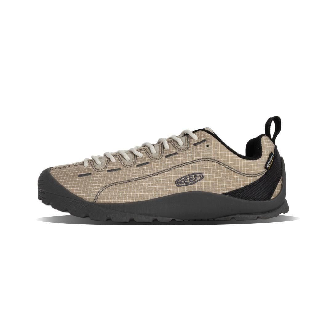 KEEN JASPER NYLON WP ABBEY STONE/BLACK キーン ジャスパーナイロン スニーカー ( ベージュ メンズ ウォータープルーフ 撥水 防水 1031327 )