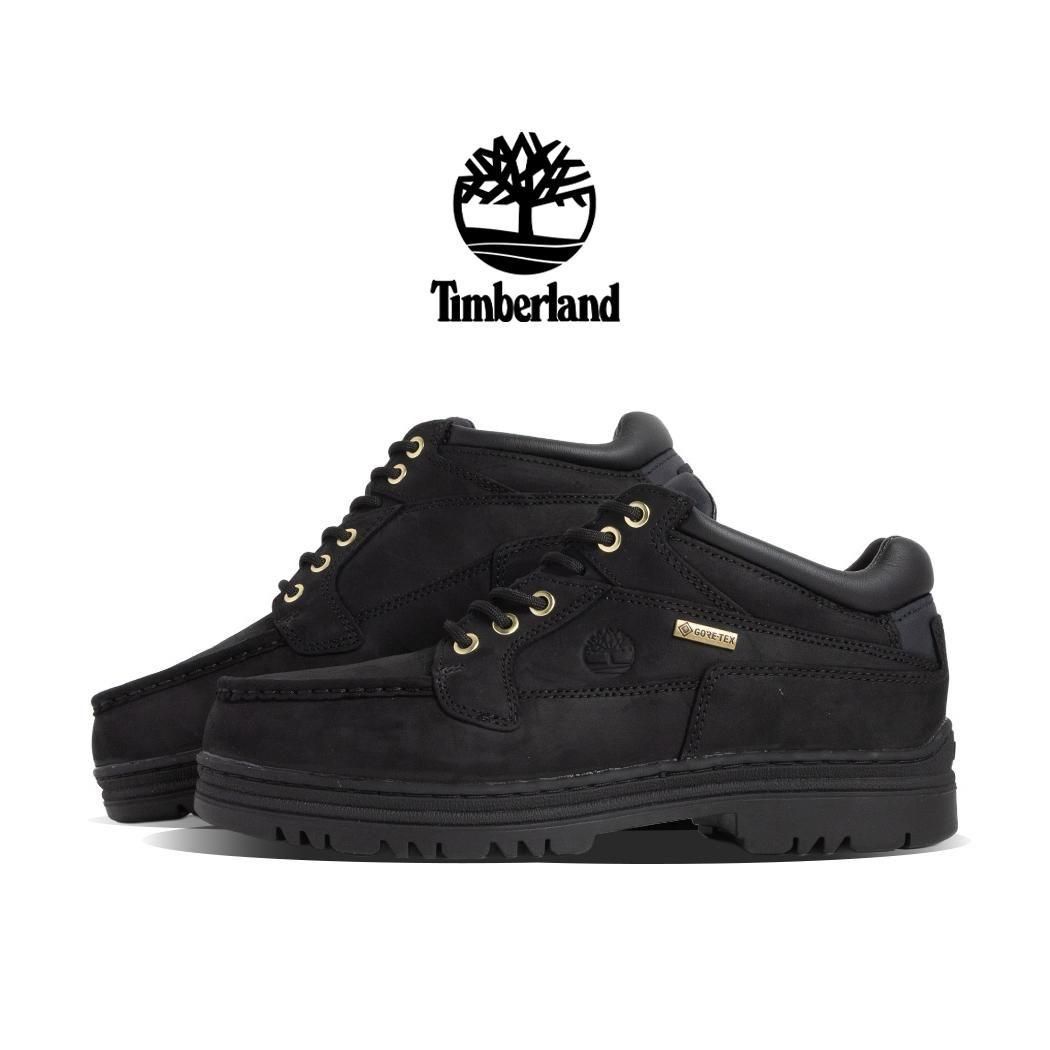TIMBERLAND HERITAGE GTX MOC TOE MID BLACK ティンバーランド ヘリテージ ゴアテックス モックトゥ ミッド ブーツ ( 撥水 防水 A2JU5-W02 )