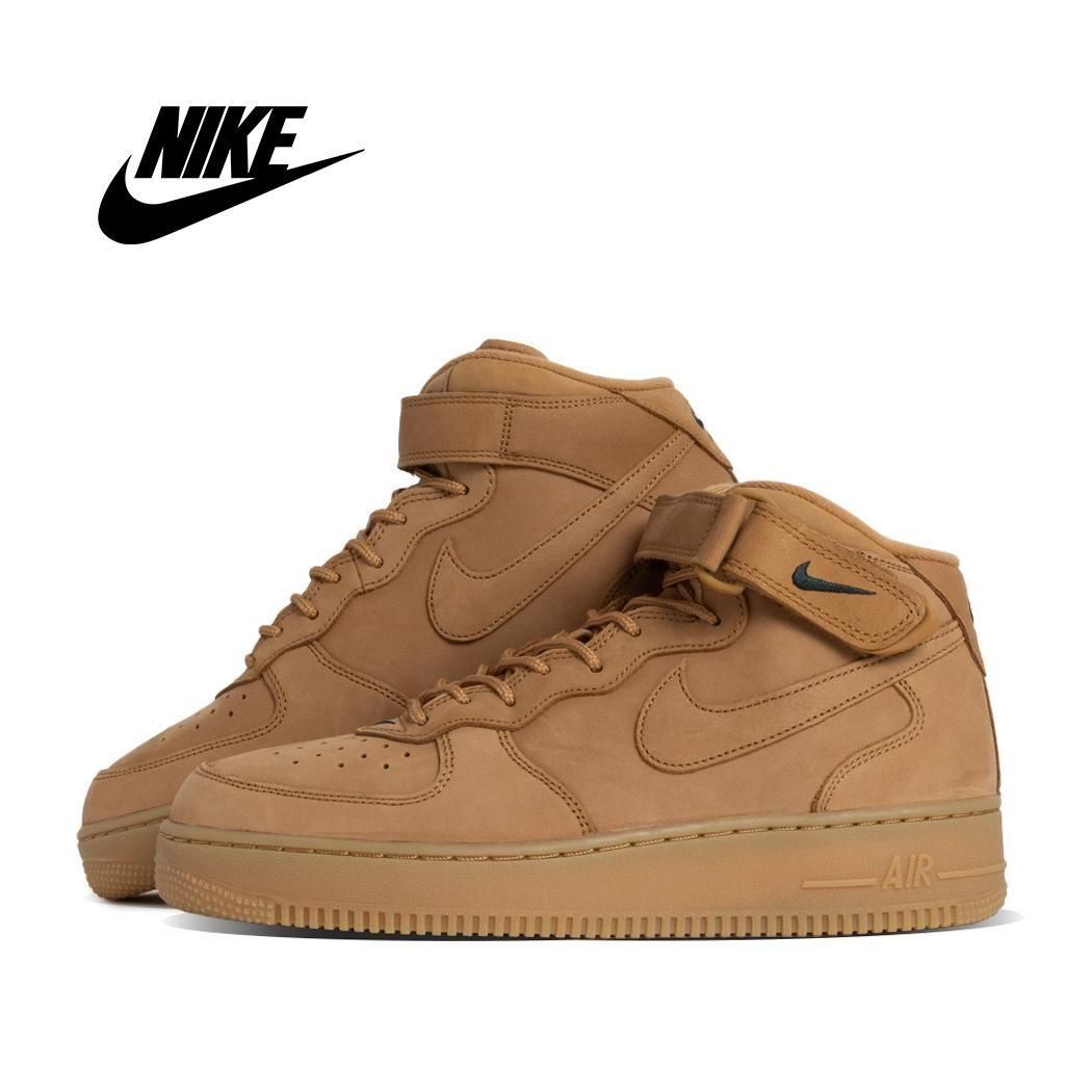 NIKE AIR FORCE 1 MID 07 PRM QSナイキ エア フォース 1 ミッド スニーカー ( フラックス ベージュ メンズ 715889-200 )