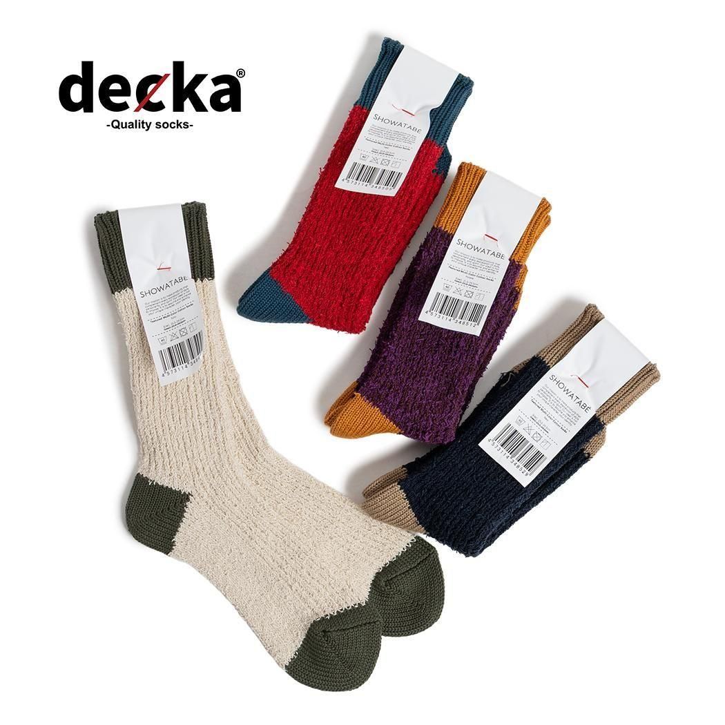 decka Textured Multi-color Cotton Socks ǥ ƥ㡼 ޥ顼 åȥ å (    ǥ SW26 )