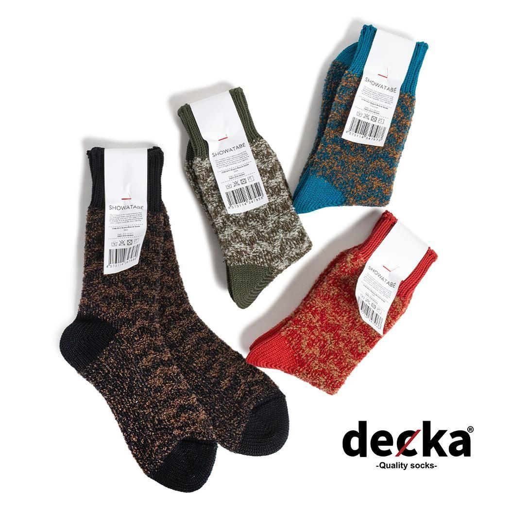 decka Links Knit Alpaca Boucle Socks ǥ 󥯥 ˥å ѥ ֡ å (    ǥ SW21 )