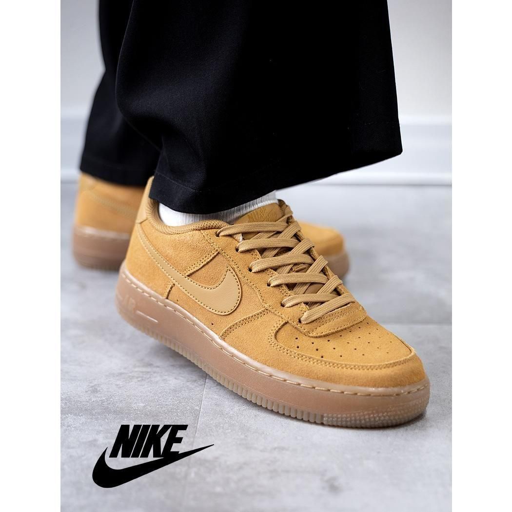NIKE GS AIR FORCE 1 LV8 WHEAT ʥ GS ե1  ˡ ( ١  ǥ ॽ HQ7476-700 )