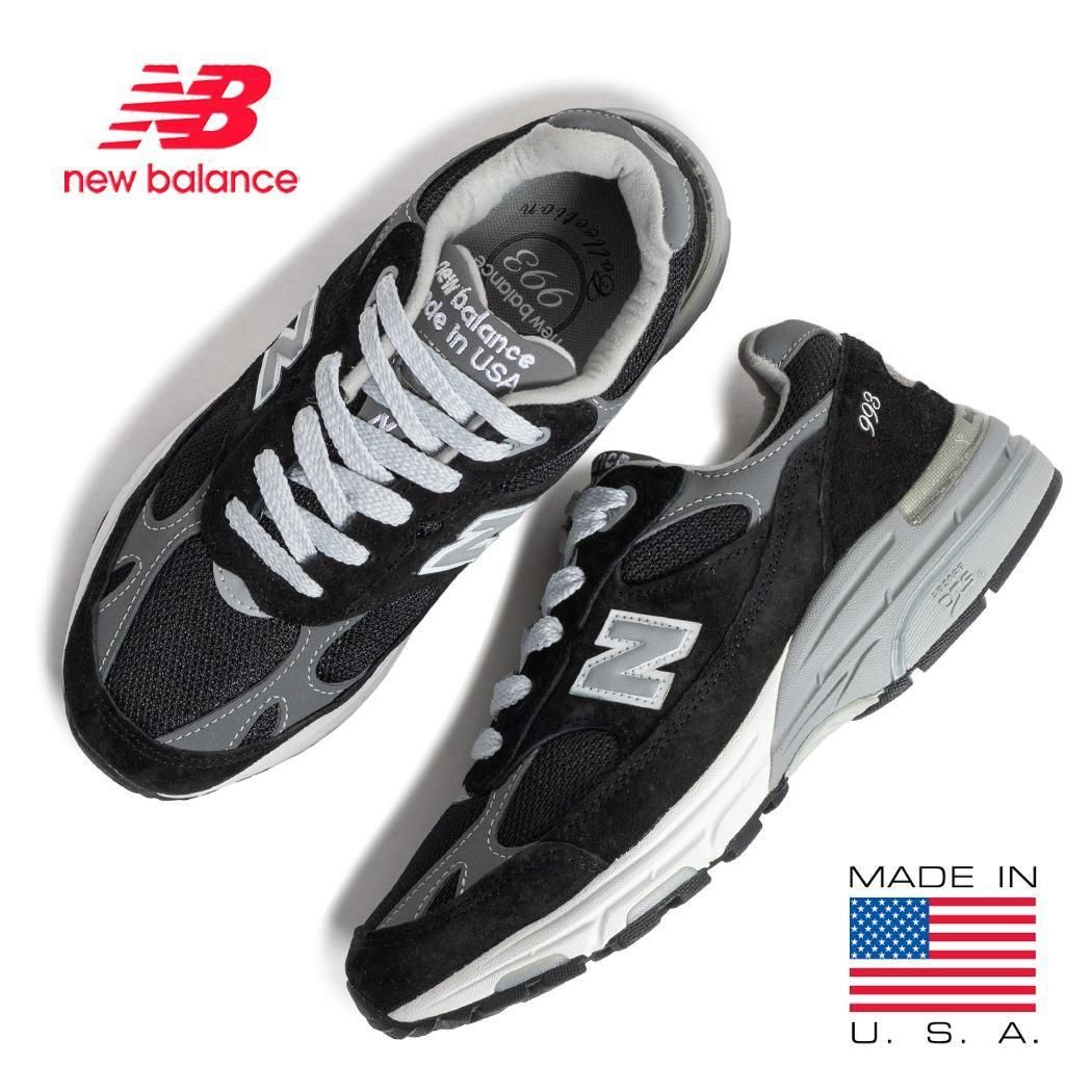 NEW BALANCE WR993BK BLACK ˥塼Х ˡ ( ֥å  ǥ Made in USA 990 991 992 1906 9060 )