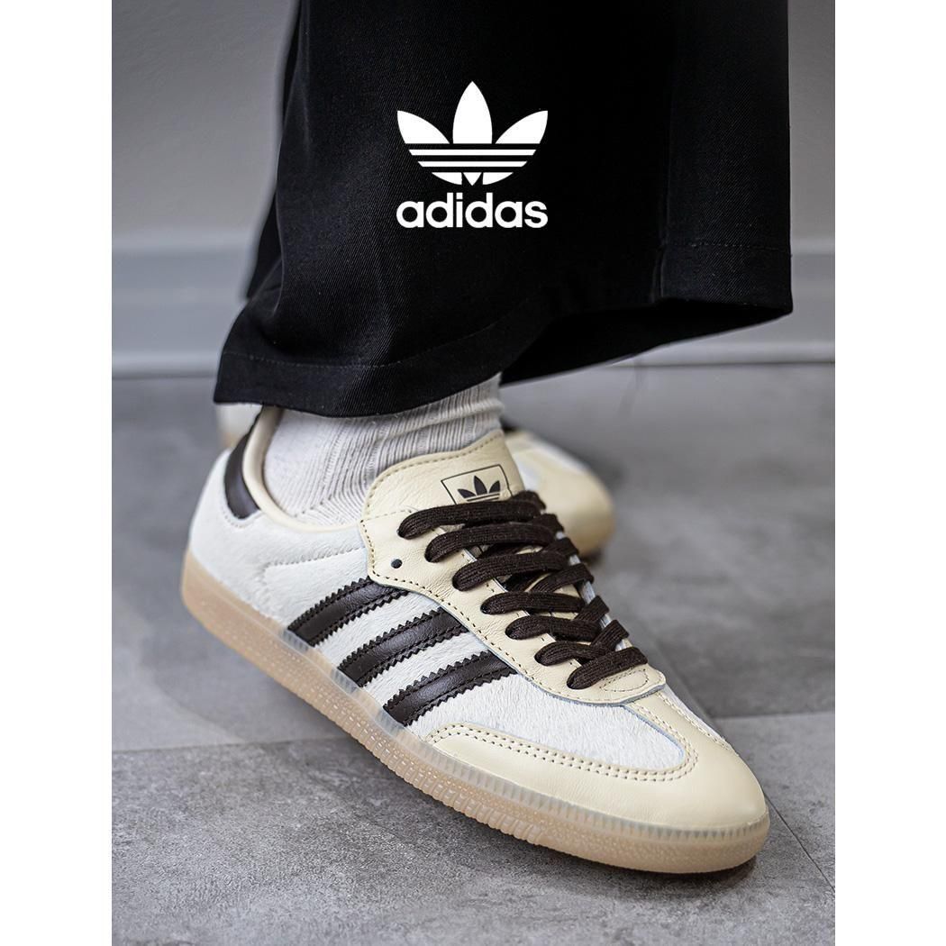 adidas SAMBA OG WHITE/BROWN ǥ  ˡ ( ۥ磻  ֥饦 㿧 ॽ ϥ饳 ݥˡإ ǥ KJ8901 )