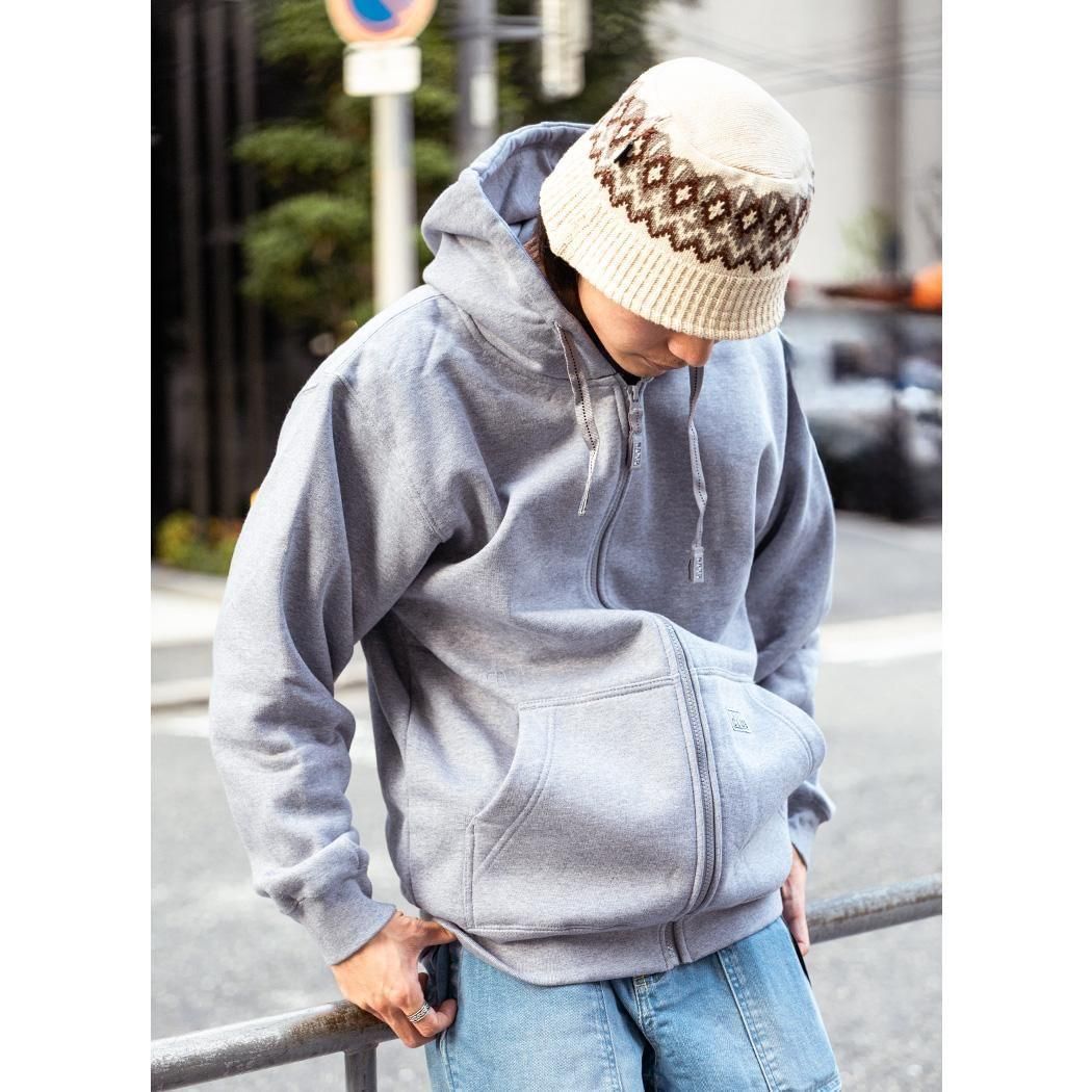 PRO CLUB HEAVYWEIGHT FULL ZIP FLEECE HOODIE GRAY ץ إӡ ե른å աǥ ȥåץ ( ѡ PC-143GRY )