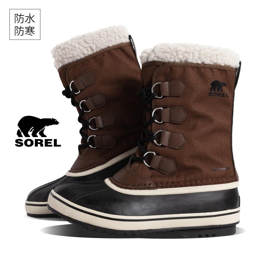 SOREL 1964 PAC NYLON TOBACCO BLACK ソレル 1964 パック ナイロン