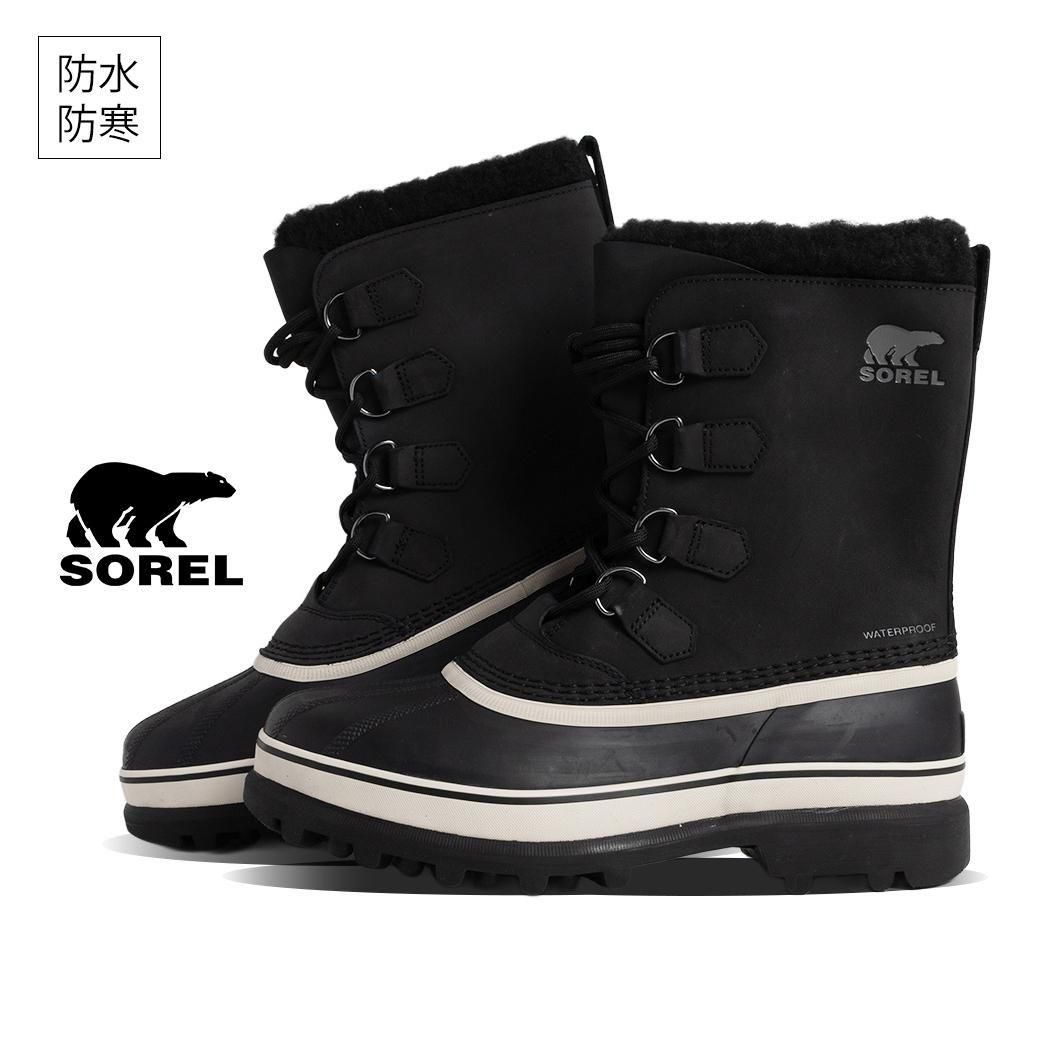 SOREL CARIBOU WATERPROOF BLACK/DARK-STONE  ֡ ץ롼 ֡ ( ֥å   NM1000-016 )