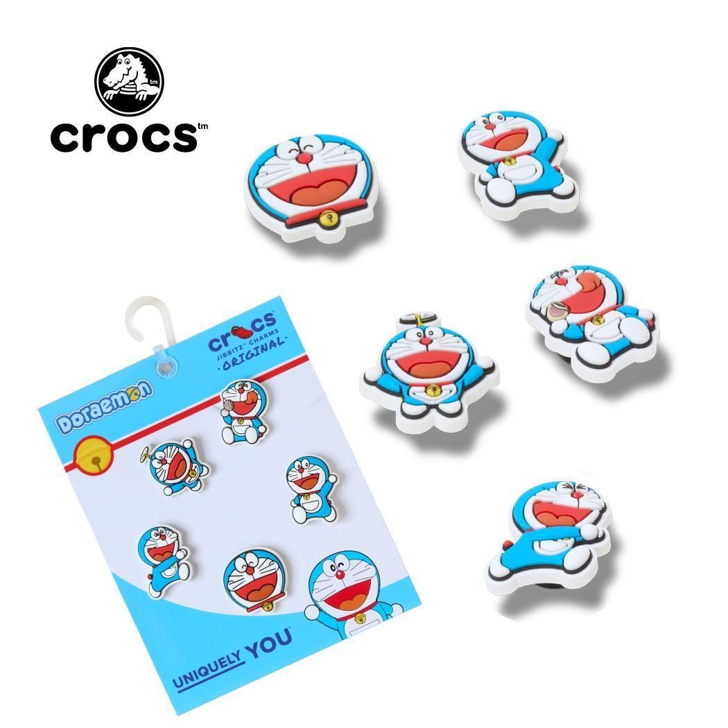 crocs JIBBITZ DORAEMON PACKACK MULTI å ӥå ɥ館 5ĥѥå ꡼ ( 塼꡼ 10016188 )