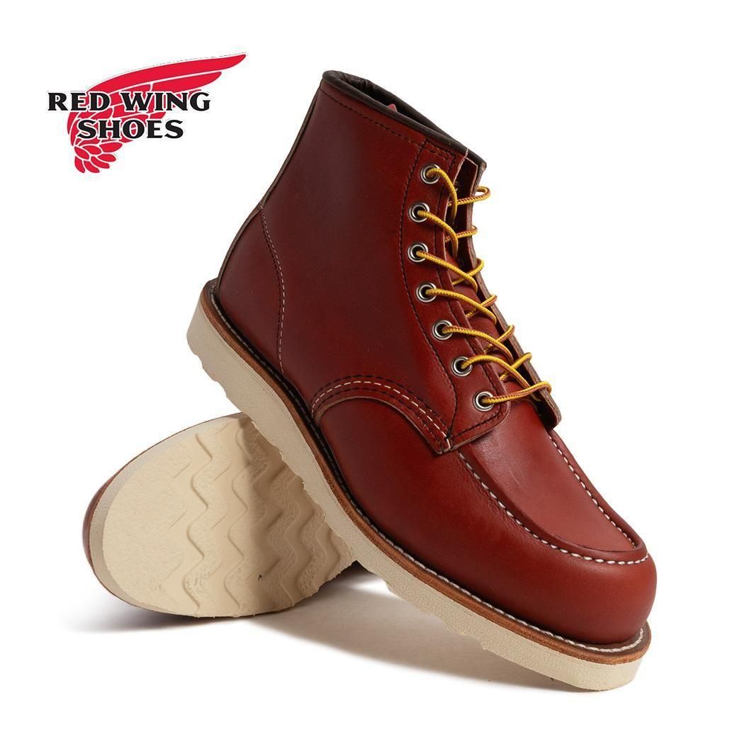 RED WING 6-INCH CLASSIC MOC ORO-RUSSET PORTAGE ��åɥ����� 6����� ���饷�å���å� �֡��� ( ��å� �� �쥶���֡��� 08875-1 )