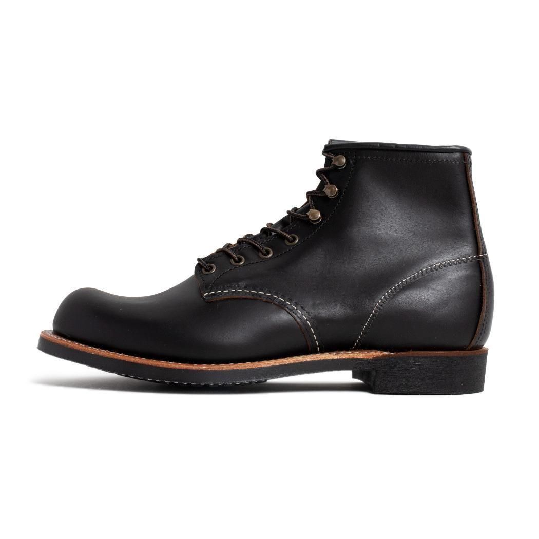 RED WING BLACKSMITH BLACK ��åɥ����� �֥�å����ߥ� �֡��� ( �֥�å� �� �쥶���֡��� USA�� �ӥ֥�� 03345D )