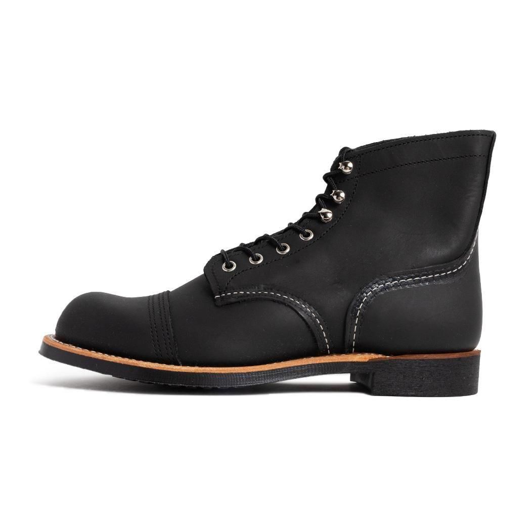 RED WING IRON RANGER BLACK ��åɥ����� ���������󥸥㡼 �֡��� ( �֥�å� �� �쥶���֡��� USA�� �ӥ֥�� 08084D )
