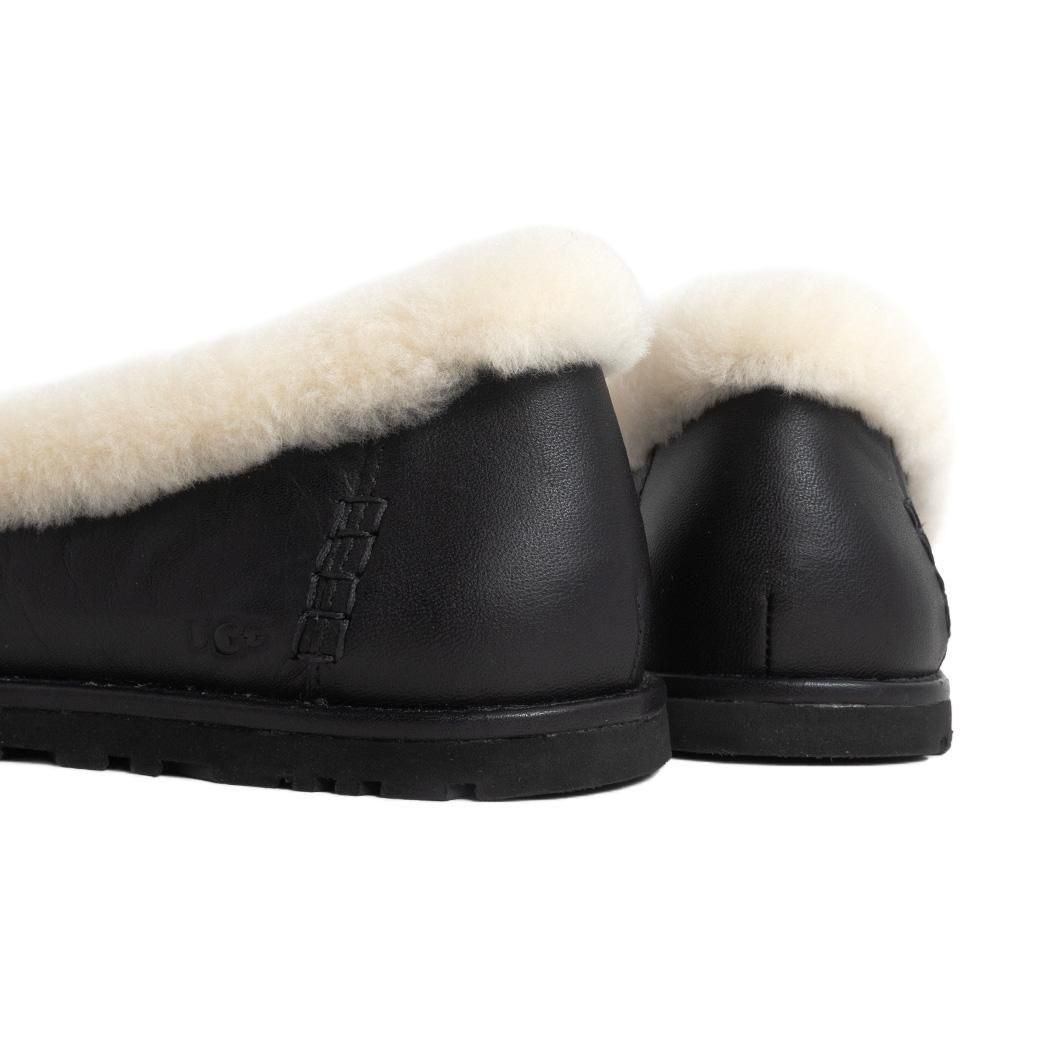 UGG バレエシューズ ブラック UGG アグ レディース バレエシューズ ジャクリーン UGG JACQUELINE