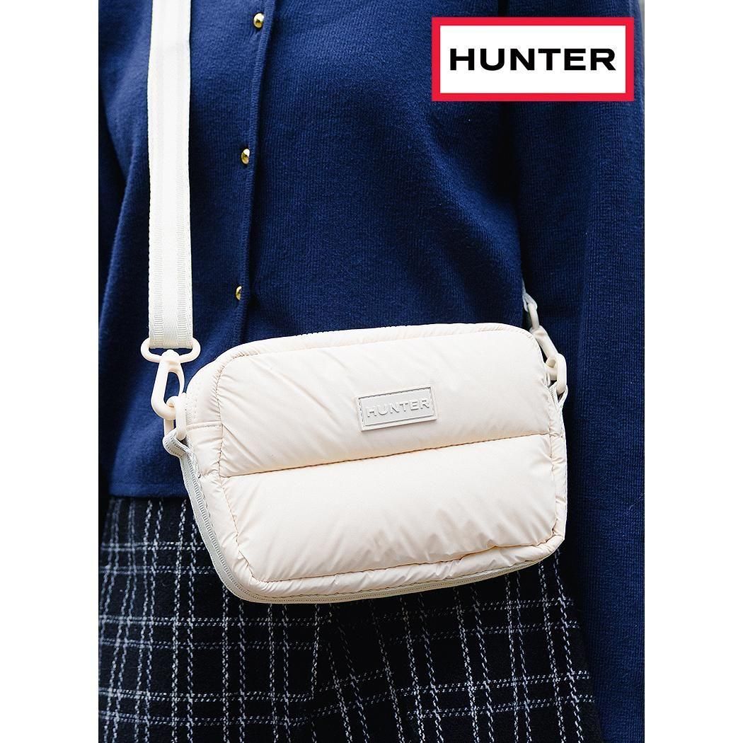 HUNTER INTEREPOD EXTRA PUFFED CROSSBODY WHITE �ϥ󥿡�����ȥ�ԥå� �������ȥ� �ѥե� �������ܥǥ� �Хå� ( UBX5514KBMCCR )