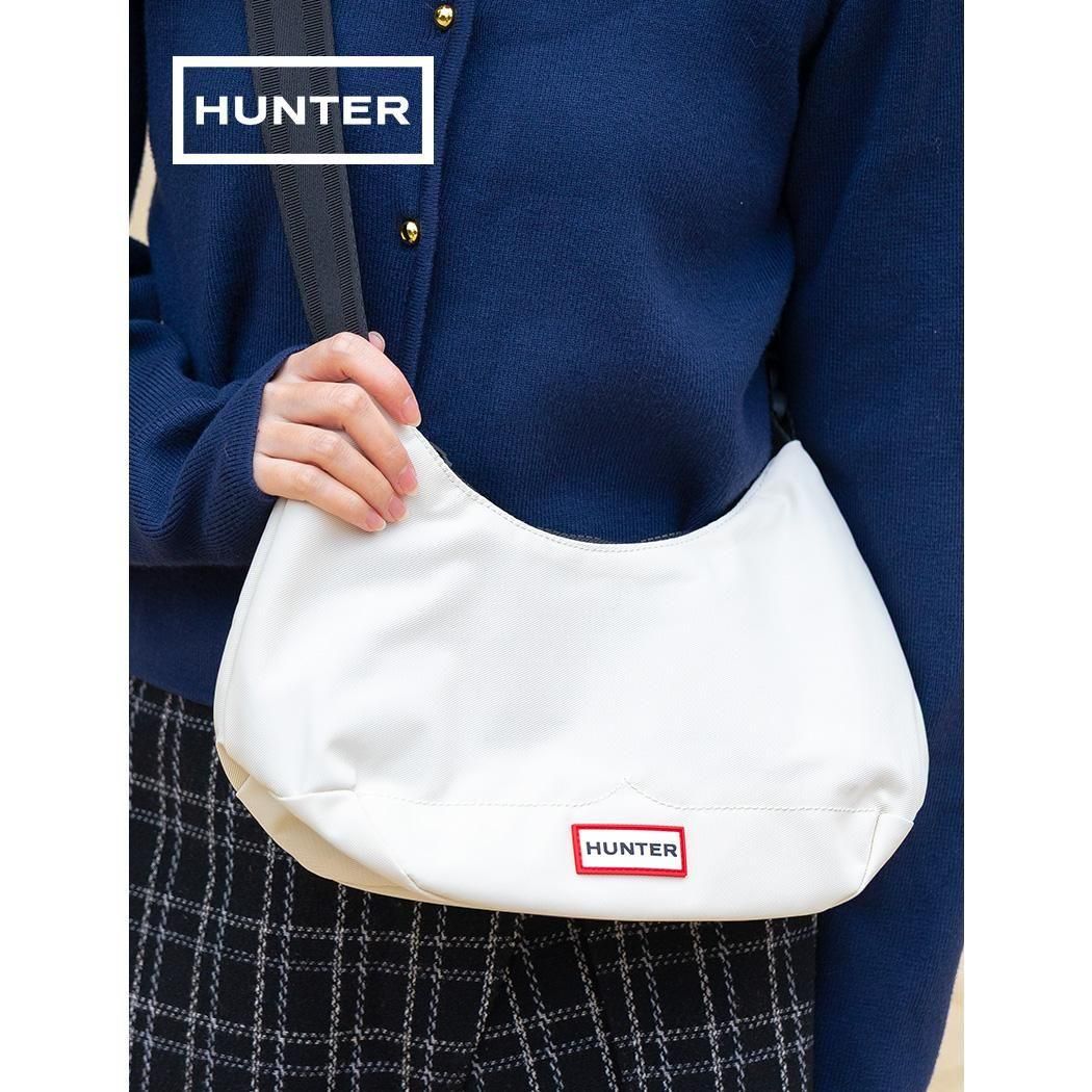 HUNTER NYLON MINI HOBO WHITE �ϥ󥿡� �ʥ����� �ߥ� �ۡ��ܡ� �Хå� ( ���������Хå� �ȥ�٥�Хå� UBS3600KBMSFD )