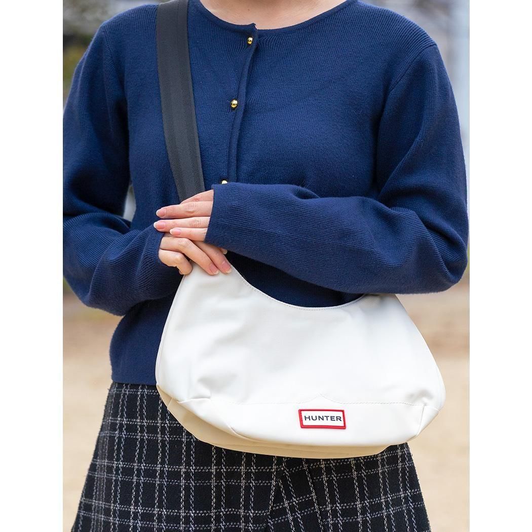 HUNTER NYLON MINI HOBO WHITE �ϥ󥿡� �ʥ����� �ߥ� �ۡ��ܡ� �Хå� ( ���������Хå� �ȥ�٥�Хå� UBS3600KBMSFD )