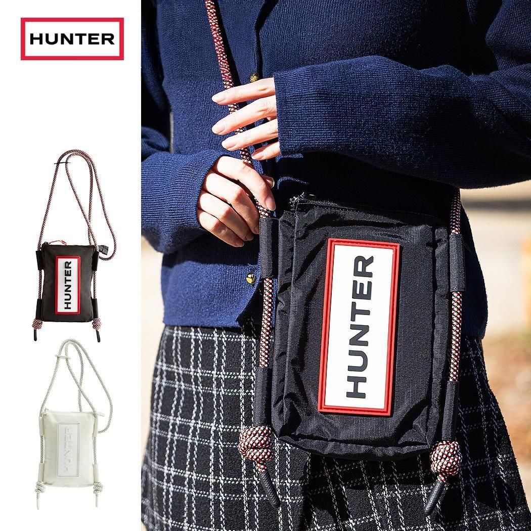HUNTER TRAVEL RIPSTOP PHONE POUCH WHITE �ϥ󥿡��ȥ�٥� ��åץ��ȥå� �ե���ݡ��� �Хå� ( ���������Хå� ���ޥե������� UBP1514NRS )