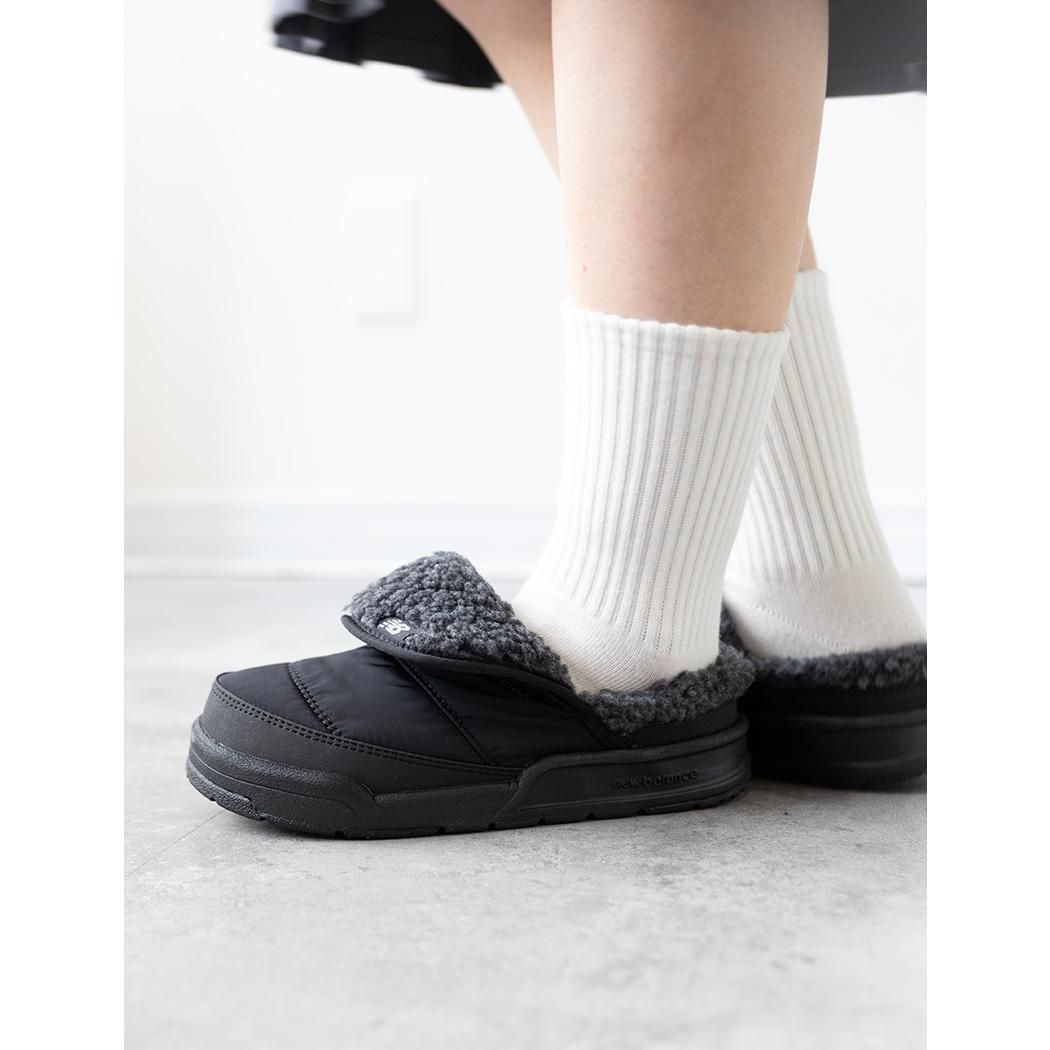 NEW BALANCE SD3405BK2 PUFLEE V2 PUFFER MEETS FLEECE MIDNIGHT BLACK �˥塼�Х�� ������� ( �ߥ塼�� �ܥ�������� �ѥե꡼ )