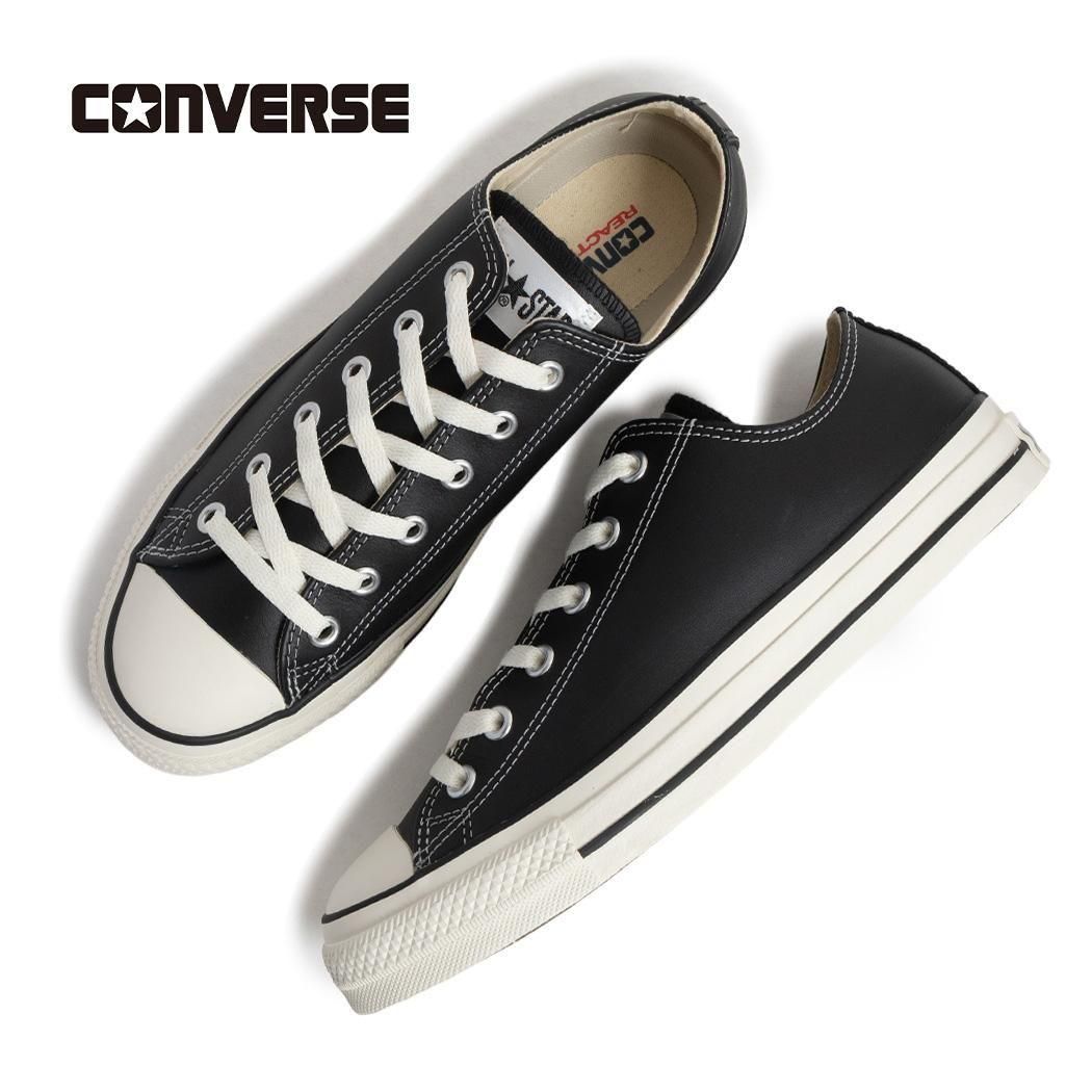 CONVERSE LEATHER ALL STAR OX BLACK С 쥶 륹 ˡ ( ֥å  å 쥶ˡ 31311321 )