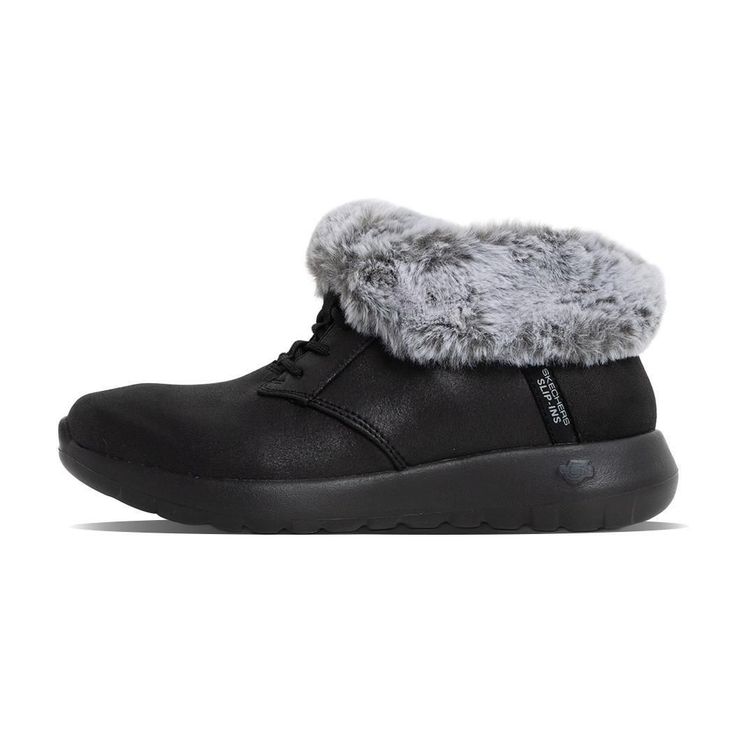 SKECHERS ON THE GO JOY BLACK/GRAY �����å��㡼�� ����åץ��� ���󥶥��� ���祤 �֡��� ( �֥�å� �� ���졼 �ܥ��֡��� 144803BKGY )