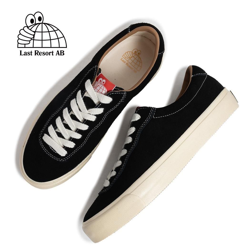 LAST RESORT AB VM001 LO SUEDE BLACK/WHITE/BLACK �饹�ȥ꥾���� ���� �������� ���ˡ����� ( �֥�å� �� �쥶�����ˡ����� VM001BKW )