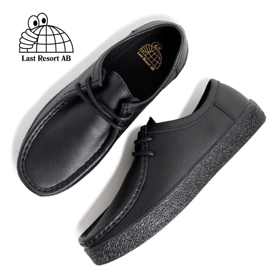 LAST RESORT AB VM006 MOC LO LEATHER BLACK/BLACK �饹�ȥ꥾���� ��å� ���� �쥶�� ���ˡ����� ( �֥�å� �� VM006LEBKB )
