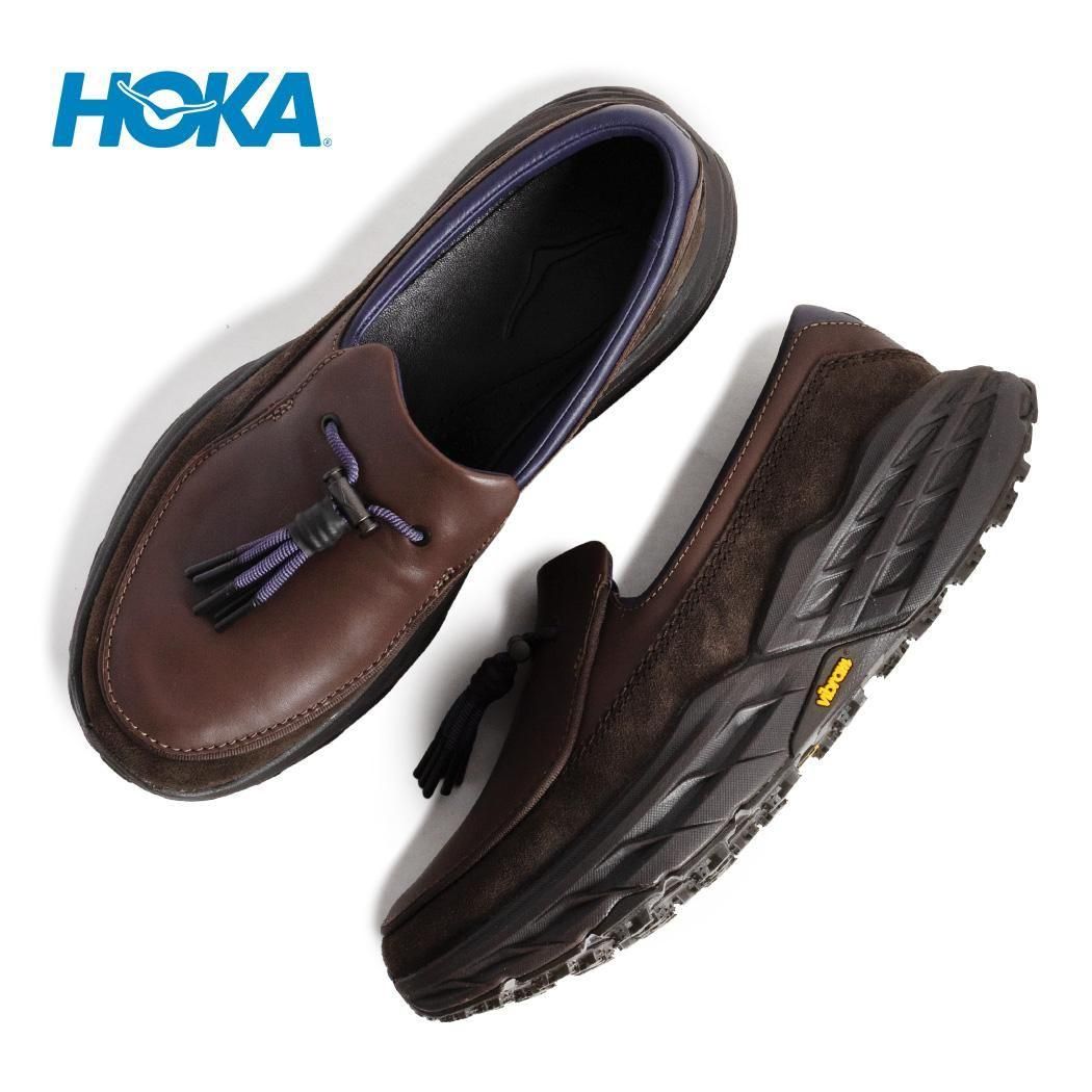 HOKA ONE ONE SPEED LOAFER WALNUT CAST IRON ホカオネオネ スピード