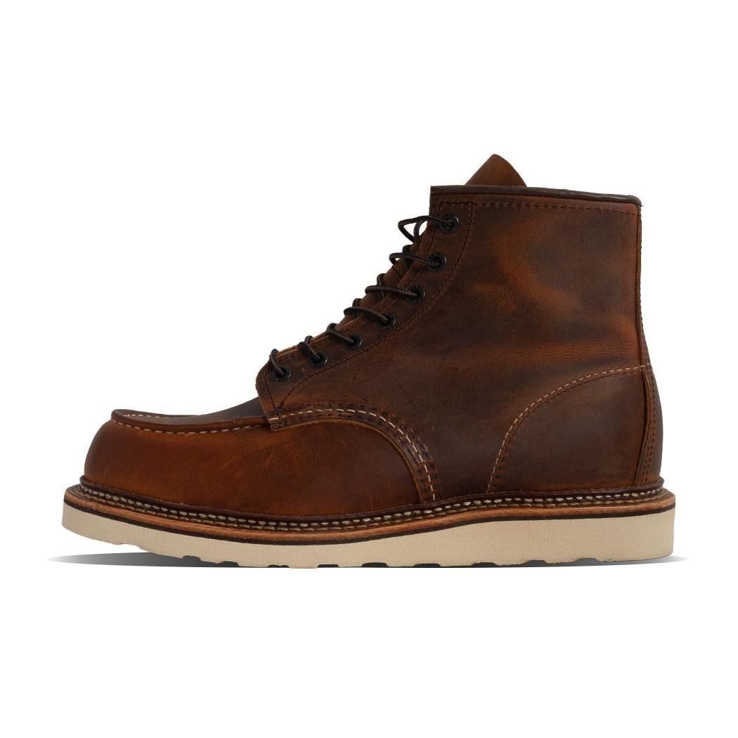 RED WING 6-INCH CLASSIC MOC BROWN ��åɥ����� 6���饷�å���å� �֡��� ( �֥饦�� �㿧 �쥶���֡��� ������ơ��� �ܳ� ��� 01907D )