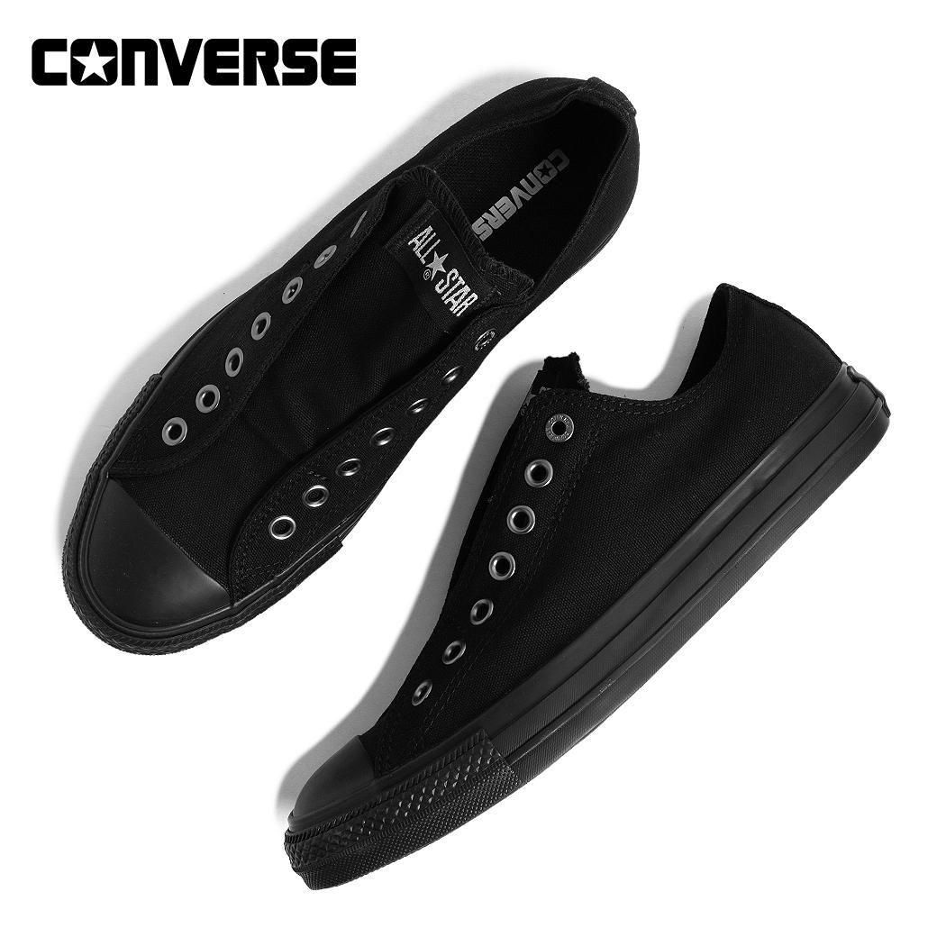 CONVERSE ALL STAR SLIP N OX BLACK ����С��� �����륹���� ����å� ���ˡ����� ( �֥�å� �� ��� ����åݥ� 31317161 )