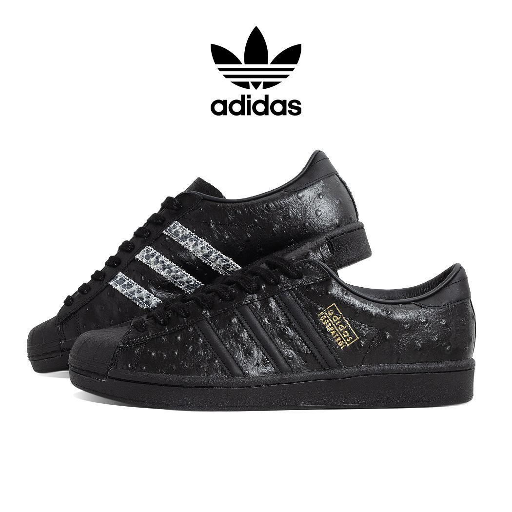 adidas SUPERSTAR VINTAGE CORE BLACK ���ǥ����� �����ѡ������� �ӥ�ơ��� ���ˡ����� ( �֥�å� �� ��� �쥶�����ˡ����� KH9923 )