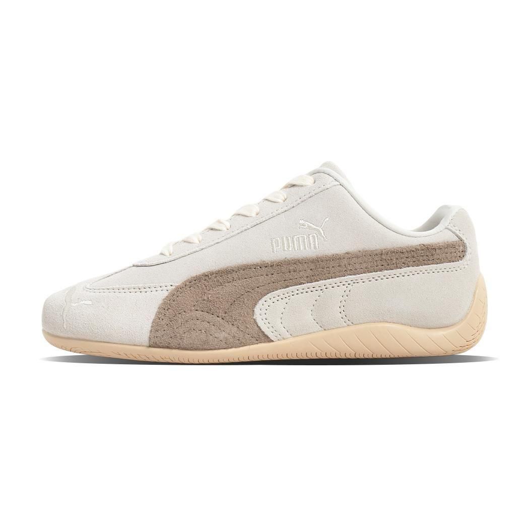 PUMA SPEEDCAT ELEVATED W WARMWHITE-ICE COFFEE �ס��� ���ԡ��ɥ���å� ����٥��ƥå� ������� ���ˡ����� ( �ۥ磻�� �� 403619-01 )