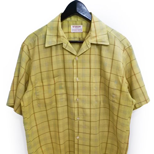 60-70s McGREGOR オープンカラーシャツ- 古着屋DSD デモンストランダム 