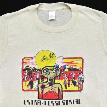 80s UNKNOWN E.T. パロディTシャツ size M - アメリカ古着 